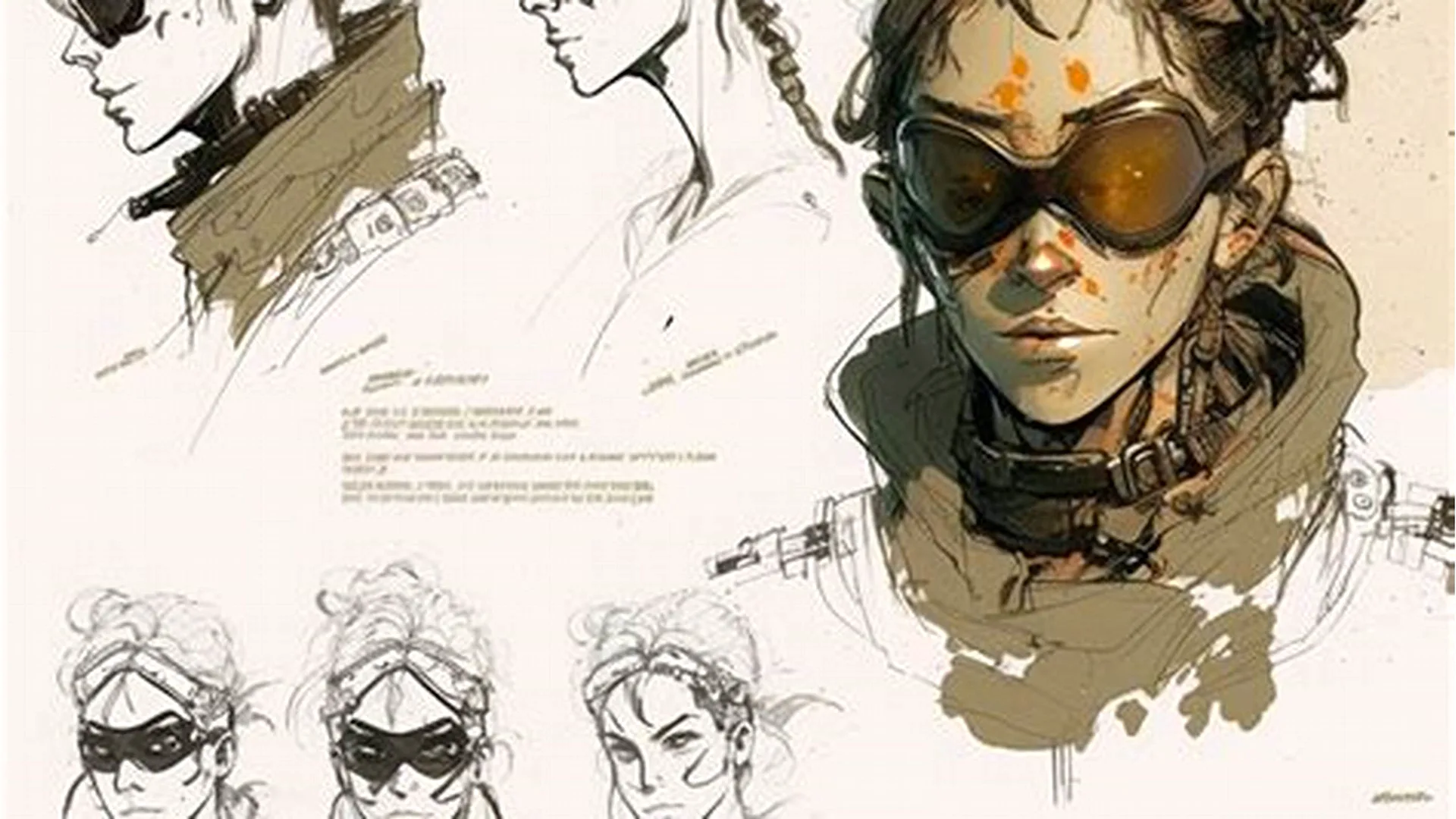 AI character generator interface illustration